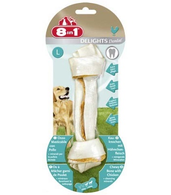 8in1 Dental Delight L косточка с минералами для крупных собак