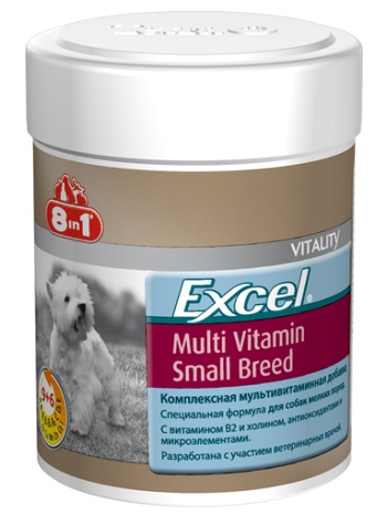 8in1 Excel Multi Vitamin Small Breed мультивитамины для собак мелких пород