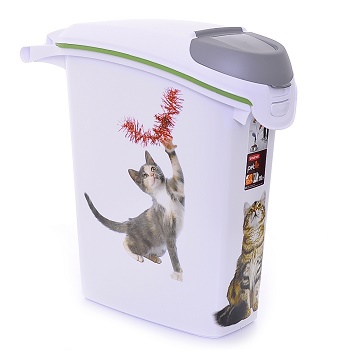 Curver PetLife контейнер для корма "Кошачьи Цап-Царапки" 10 кг/23 л