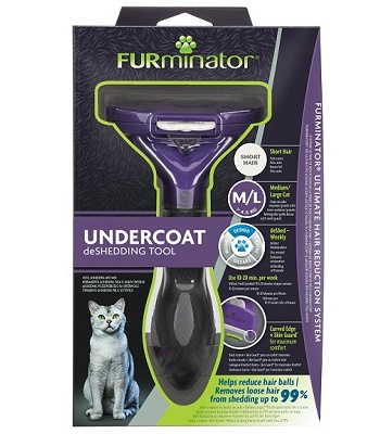 FURminator Cat M/L Short Hair для больших короткошерстных кошек