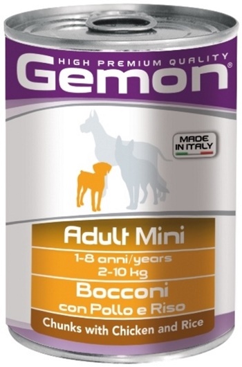 Gemon Adult Mini консервы для взрослых собак мелких пород