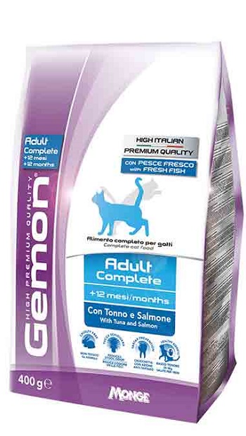Gemon Adult сухой корм для взрослых кошек с тунцом и лососем