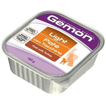 Gemon Light консервы для взрослых собак с индейкой