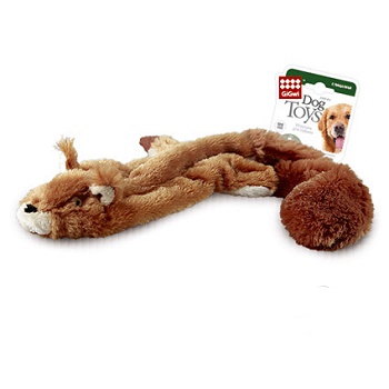 GiGwi игрушка для собак Белка с 2-мя пищалками 61 см (75012)
