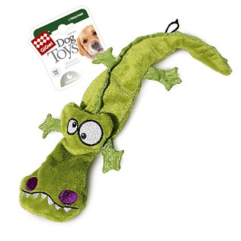 GiGwi игрушка для собак Крокодил с 4-мя пищалками 38 см (75021)