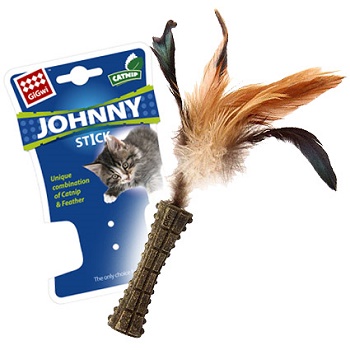 GiGwi игрушка для кошек Johnny Stick прессованная кошачья мята 8 см (75334)