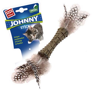 GiGwi игрушка для кошек Johnny Stick прессованная кошачья мята 8 см (75335)