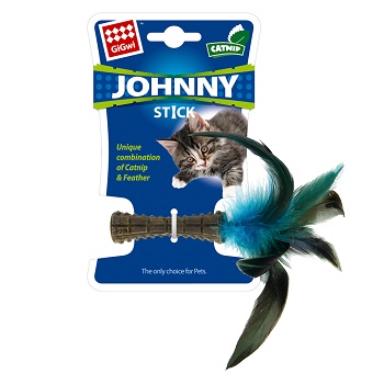 GiGwi игрушка для кошек Johnny Stick прессованная кошачья мята 8 см (75399)