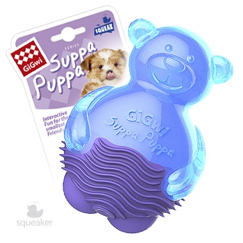 GiGwi игрушка для собак Мишка с пищалкой 10 см (75424)