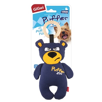 GiGwi игрушка для собак Медведь с пищалкой 26 см (75500)