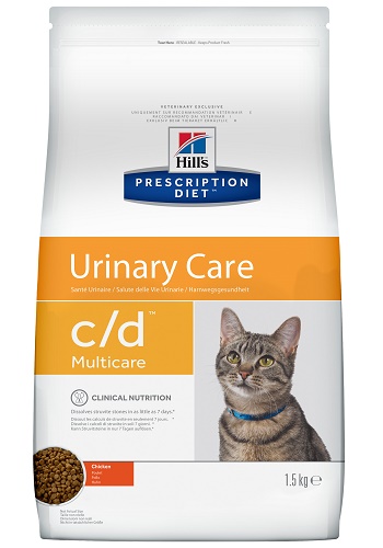 Hill's Prescription Diet C/D Multicare Urinary Care сухой корм для кошек при МКБ с курицей