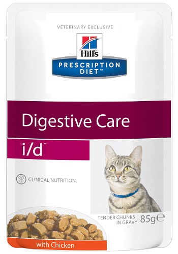 Hill's Prescription Diet I/D Digestive Care влажный корм для кошек при заболеваниях ЖКТ с курицей