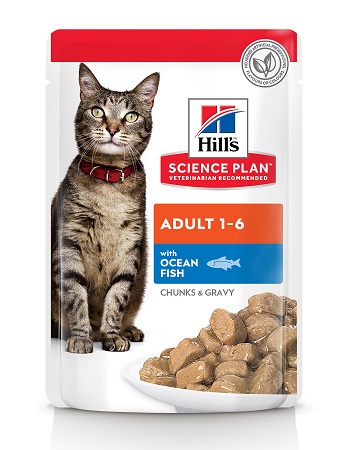 Hill's Science Plan Adult влажный корм для кошек с океанической рыбой