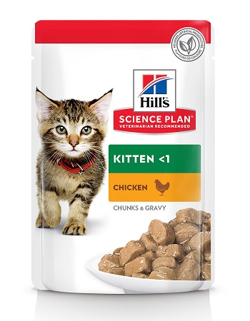 Hill's Science Plan Kitten влажный корм для котят с курицей