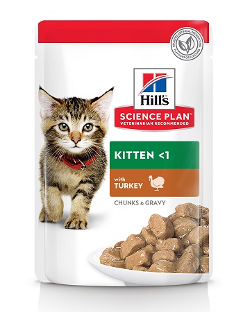 Hill's Science Plan Kitten влажный корм для котят с индейкой