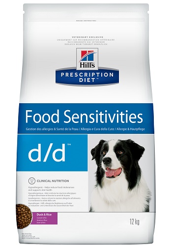 Hill's Prescription Diet D/D Food Sensitivities сухой корм для собак при пищевой аллергии с уткой