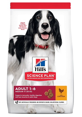 Hill's Science Plan Adult сухой корм для взрослых собак с курицей