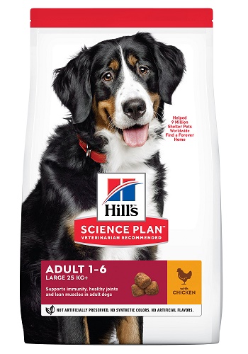 Hill's Science Plan Adult сухой корм для собак крупных пород с курицей