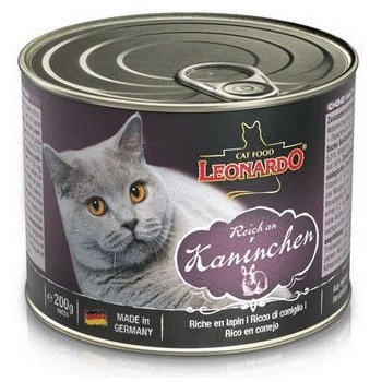 Leonardo Quality Selection Rich in Rabbit консервы для кошек c кроликом
