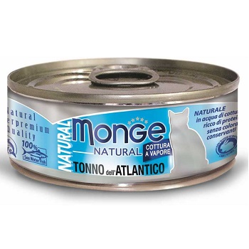 Monge Cat Natural консервы для кошек с атлантическим тунцом