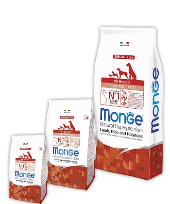 Monge Speciality Puppy&Junior корм для щенков всех пород с ягненком