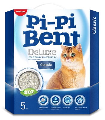Pi-Pi-Bent DeLuxe Classic наполнитель комкующийся