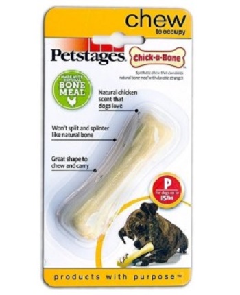 Petstages Chick-a-Bone игрушка для собак с ароматом курицы 8 см