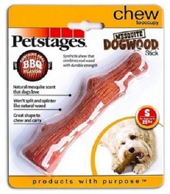 Petstages Mesquite Dogwood игрушка для собак с ароматом барбекю 16 см