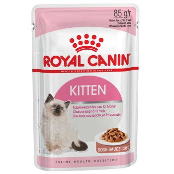 Royal Canin Kitten влажный корм для котят в соусе (12 шт.)