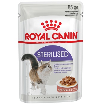 Royal Canin Sterilised влажный корм для кошек в соусе (12 шт,)