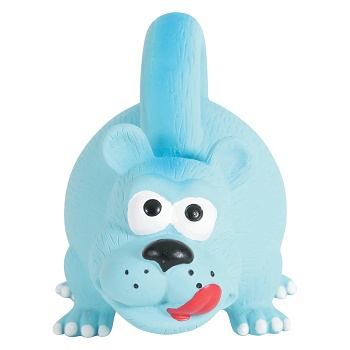 Zolux игрушка для собак латексная Медведь голубой 15 см
