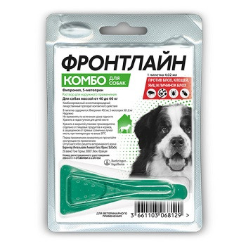 Frontline Combo XL (40-60 кг) капли от блох и клещей для собак