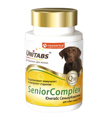 Unitabs SeniorComplex витаминно-минеральный комплекс для собак старше 7 лет