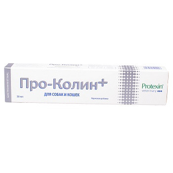 Protexin Про-Колин кормовая добавка для собак и кошек для ЖКТ