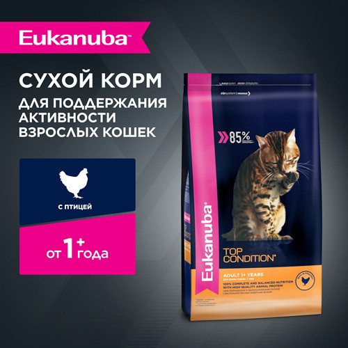 Eukanuba Adult Top Condition сухой корм для взрослых кошек
