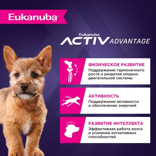 Eukanuba Puppy Small Breed сухой корм для щенков мелких пород
