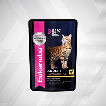 Eukanuba Adult Top Condition влажный корм для взрослых кошек Курица