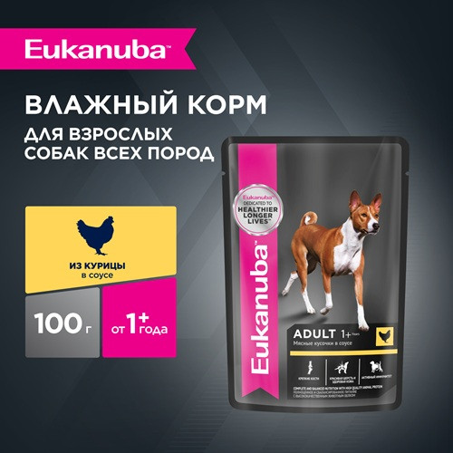 Eukanuba Adult влажный корм для собак всех пород Курица