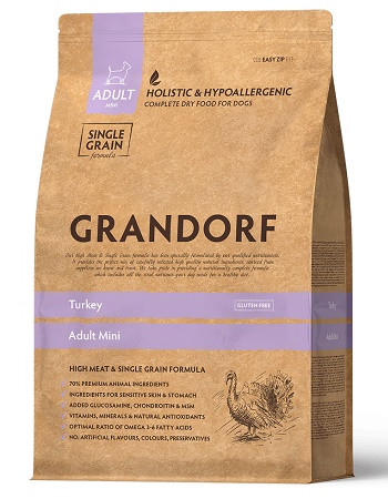 Grandorf Adult Mini Turkey сухой корм для взрослых собак мелких пород