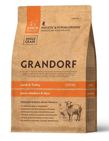 Grandorf Junior Medium & Maxi Lamb & Turkey сухой корм для молодых собак SALE