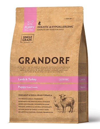 Grandorf Puppy Lamb & Turkey сухой корм для щенков всех пород