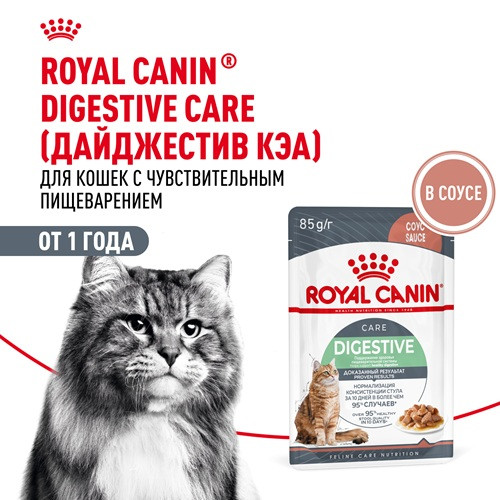 Royal Canin Digestive Care влажный корм для кошек в соусе