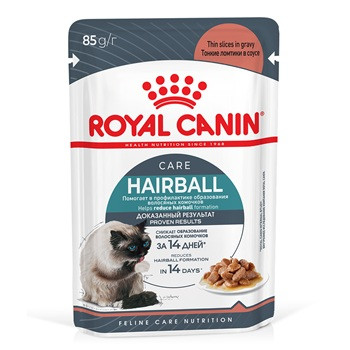 Royal Canin Hairball Care влажный корм для кошек в соусе