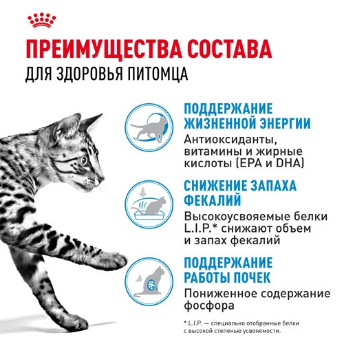 Royal Canin Indoor 7+ сухой корм для пожилых домашних кошек