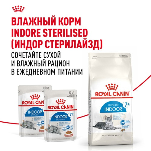 Royal Canin Indoor 7+ сухой корм для пожилых домашних кошек