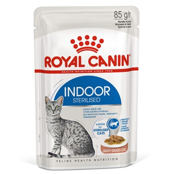 Royal Canin Indoor Sterilised влажный корм для кошек в соусе