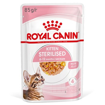 Royal Canin Kitten Sterilised влажный корм для котят в желе