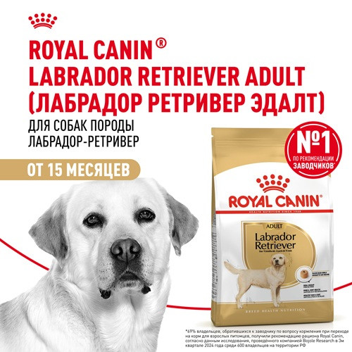 Royal Canin Labrador Retriever Adult сухой корм для собак породы лабрадор ретривер