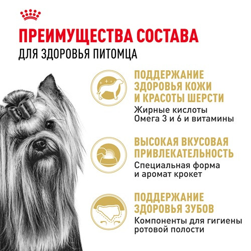 Royal Canin Yorkshire Terrier Adult сухой корм для собак породы йоркширский терьер