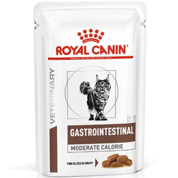 Royal Canin Gastrointestinal Moderate Calorie влажный корм для кошек при нарушениях пищеварения